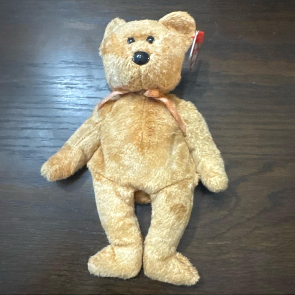 TY Beanie Baby - Cashew The Bear - Stuffed Animal Toy